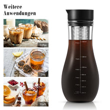 Load image into Gallery viewer, SOULHAND 1500ml Espresso Maker Cold Brew Iced Coffee Maker Dual Use Filter Coffee&Tea Pot Espresso Ice Drip Maker Glass Pots