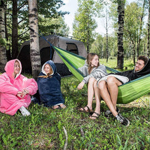 Load image into Gallery viewer, Winter Sherpa Blanket Hoodie With Sleeves