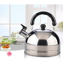Load image into Gallery viewer, Stainless Steel Quick-Boil Whistling Tea & Coffee Kettle