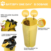 Load image into Gallery viewer, 2 in 1 Dog Travel Water & Food Storage & Bowl