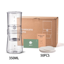 Load image into Gallery viewer, SOULHAND V60 Drip Dripper Sets Coffee Filter 1500ml Heatproof Cafe Server Kettle Filters Coffee Pot Cold Dripper Barista Tools