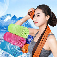 Load image into Gallery viewer, Microfiber Cooling Sports Towel & Water Bottle