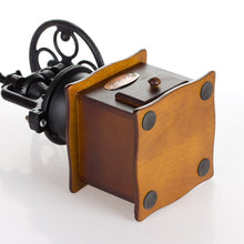 Load image into Gallery viewer, Antique Style Wooden Coffee Grinder