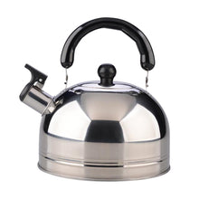 Load image into Gallery viewer, Stainless Steel Quick-Boil Whistling Tea & Coffee Kettle