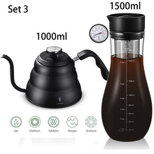 Load image into Gallery viewer, SOULHAND V60 Drip Dripper Sets Coffee Filter 1500ml Heatproof Cafe Server Kettle Filters Coffee Pot Cold Dripper Barista Tools