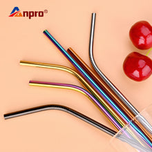 Load image into Gallery viewer, Reusable Stainless Steel Drinking Straws