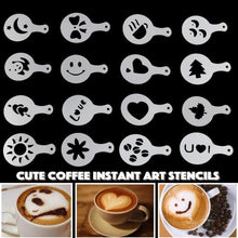 Load image into Gallery viewer, Latte Art Coffee Stencils