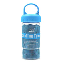 Load image into Gallery viewer, Microfiber Cooling Sports Towel & Water Bottle