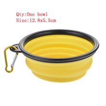 Load image into Gallery viewer, 2 in 1 Dog Travel Water & Food Storage & Bowl
