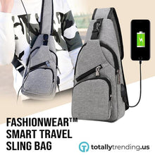 Load image into Gallery viewer, Smart Travel Sling Bag