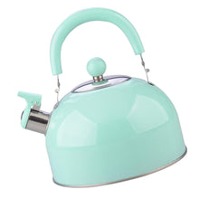 Load image into Gallery viewer, Stainless Steel Quick-Boil Whistling Tea & Coffee Kettle