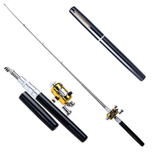 Load image into Gallery viewer, Portable Pocket Travel Fishing Rod & Rig