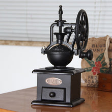 Load image into Gallery viewer, Antique Style Wooden Coffee Grinder