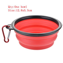 Load image into Gallery viewer, 2 in 1 Dog Travel Water & Food Storage & Bowl