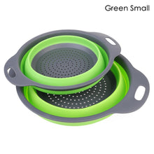 Load image into Gallery viewer, Foldable Silicone Vegetable & Pasta Strainer