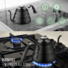 Load image into Gallery viewer, Stainless Steel Pour Over Coffee Pot
