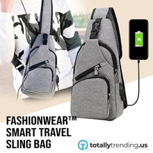 Load image into Gallery viewer, Smart Travel Sling Bag

