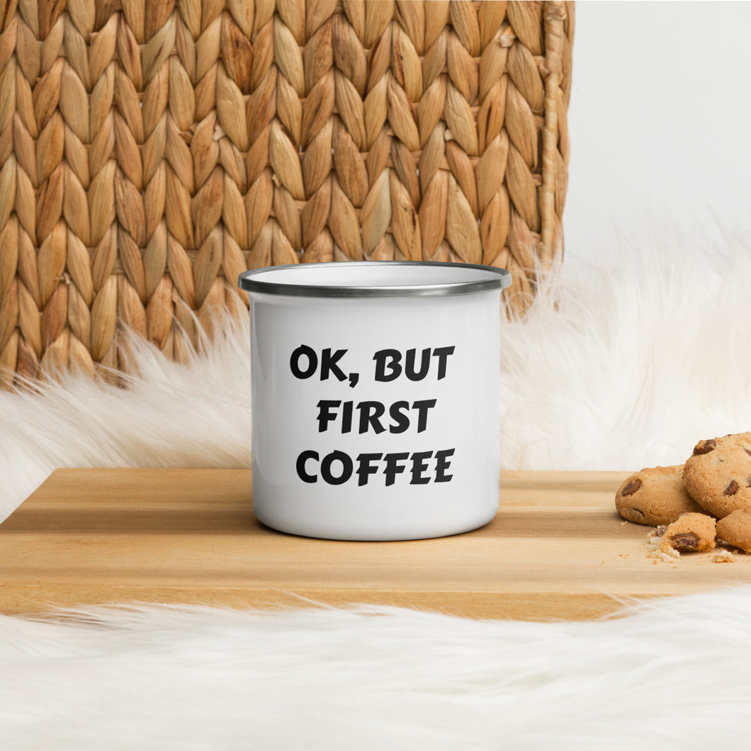 Enamel Pannikin Coffee Mug