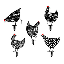Load image into Gallery viewer, top selling Chicken Yard Art Outdoor Garden Backyard Lawn Stakes Metal Hen Yard Decor Gift Support Wholesale and Dropshipping
